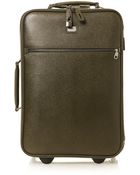 Dolce & Gabbana Grained-Leather Trolley Suitcase - Lyst