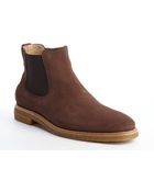 Tod's Brown Suede Jodhpur Boots - Lyst