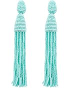 Oscar de la Renta Classic Long Tassel Earrings - Lyst