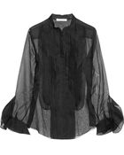 Chloé Silk-Blend Organza Shirt - Lyst