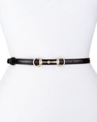 Gucci Calfskin Horsebit-Buckle Belt - Lyst