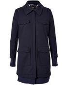Steffen Schraut Wool Coat - Lyst