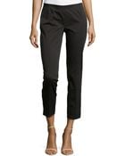 Lafayette 148 New York Twill Straight-Leg Pants - Lyst
