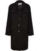 Acne Studios Womens Tessa Boucle Wool Blend Coat - Lyst