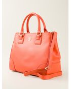 Tory Burch Logo Tote - Lyst