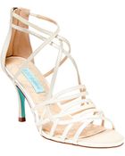 Betsey Johnson Crown Strappy Open-Toe Sandals - Lyst