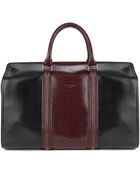 Ted Baker Embossed Leather Holdall - Lyst