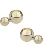Topshop Double Ball Stud Earrings - Lyst
