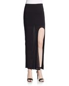 Helmut Lang Kinetic Jersey-Knit Maxi Skirt - Lyst