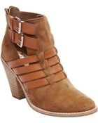 DV by Dolce Vita Caitlynn Synethic And Leather Ankle Boots - Lyst