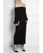 Haider Ackermann Off-the-shoulder Backless Crepe Gown - Lyst