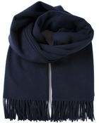 Acne Studios Oversized Fringed Scarf - Lyst