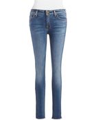 7 For All Mankind Skinny Jeans - Lyst