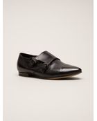Silvano Sassetti Monk Strap Oxfords - Lyst