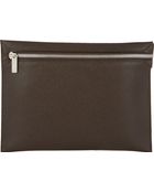 Valextra Small Zip Pouch - Lyst