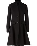 Neil Barrett Flared Overcoat - Lyst