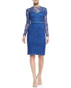 Catherine Deane Yoko Long-Sleeve Lace Cocktail Sheath Dress - Lyst