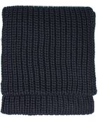 Topshop Ribbed Wool Blend Scarf - Lyst