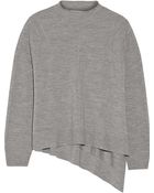 Alexander Wang Marled Wool-Jersey Sweater - Lyst