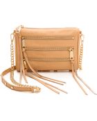 Rebecca Minkoff Mini 5 Zip Bag White - Lyst