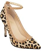 Ivanka Trump Galyn Haircalf Leather Pumps - Lyst
