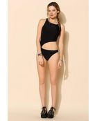 Urban Outfitters Asymmetrical One Piece Swimsuit - Lyst