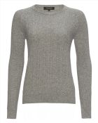 Jaeger Cashmere Cable Knit Sweater - Lyst