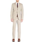 Jil Sander Beige & Grey Two-Button Suit - Lyst
