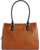 Calvin Klein On My Corner Satchel - Lyst