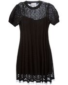 RED Valentino Lace Knit Dress - Lyst