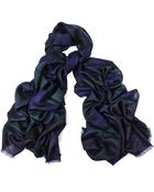 Black.co.uk Oversized Black Watch Tartan Cashmere Scarf - Lyst