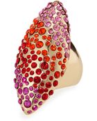 Sequin Gradient Pave Ring - Lyst