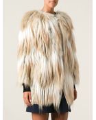 Liska Shaggy Coat - Lyst