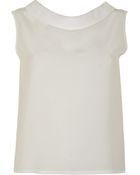 Saint Laurent Top - Lyst
