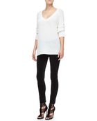 Donna Karan New York Structured Jersey Legging Pants - Lyst
