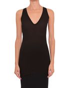 Rick Owens Viscose Jersey Oversize Top - Lyst