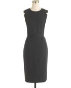 J.Crew Petite Casey Dress In Wool Crepe - Lyst
