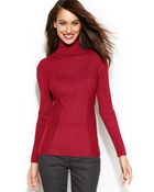 Inc International Concepts Ribbed-Knit Turtleneck Sweater - Lyst