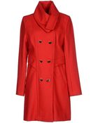 Roccobarocco Coat - Lyst