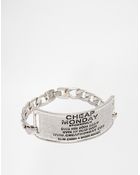 Cheap Monday Id Bracelet - Lyst
