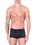 Calvin Klein Micro Block Low-rise Trunks - Lyst
