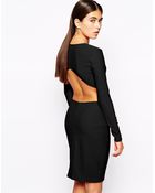 AQ/AQ Aliana Backless Mini Dress with Cut Outs - Lyst