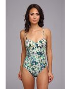 Nanette Lepore Hula Hibiscus Seductress One Piece - Lyst
