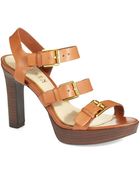 Lauren by Ralph Lauren Sadie Caged Heels - Lyst