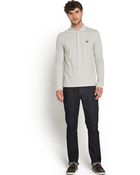Lyle & Scott Mens Long Sleeve Polo Shirt - Lyst