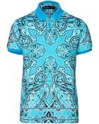 Etro Paisley Print Polo Shirt - Lyst