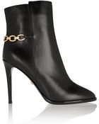 Diane von Furstenberg Beckett Leather Ankle Boots - Lyst