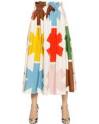 Vivienne Westwood Anglomania Printed Cotton Calico Skirt - Lyst
