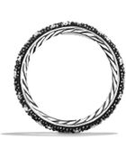 David Yurman Midnight Mélange Band Ring With Diamonds - Lyst