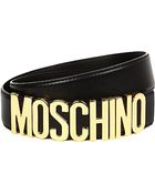 Moschino Logo Belt - Lyst